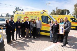 ניידות טיפול נמרץ ממוגנות ירי חדשות נחנכו בישראל בטקס מרגשצילום: דוברות מד''א