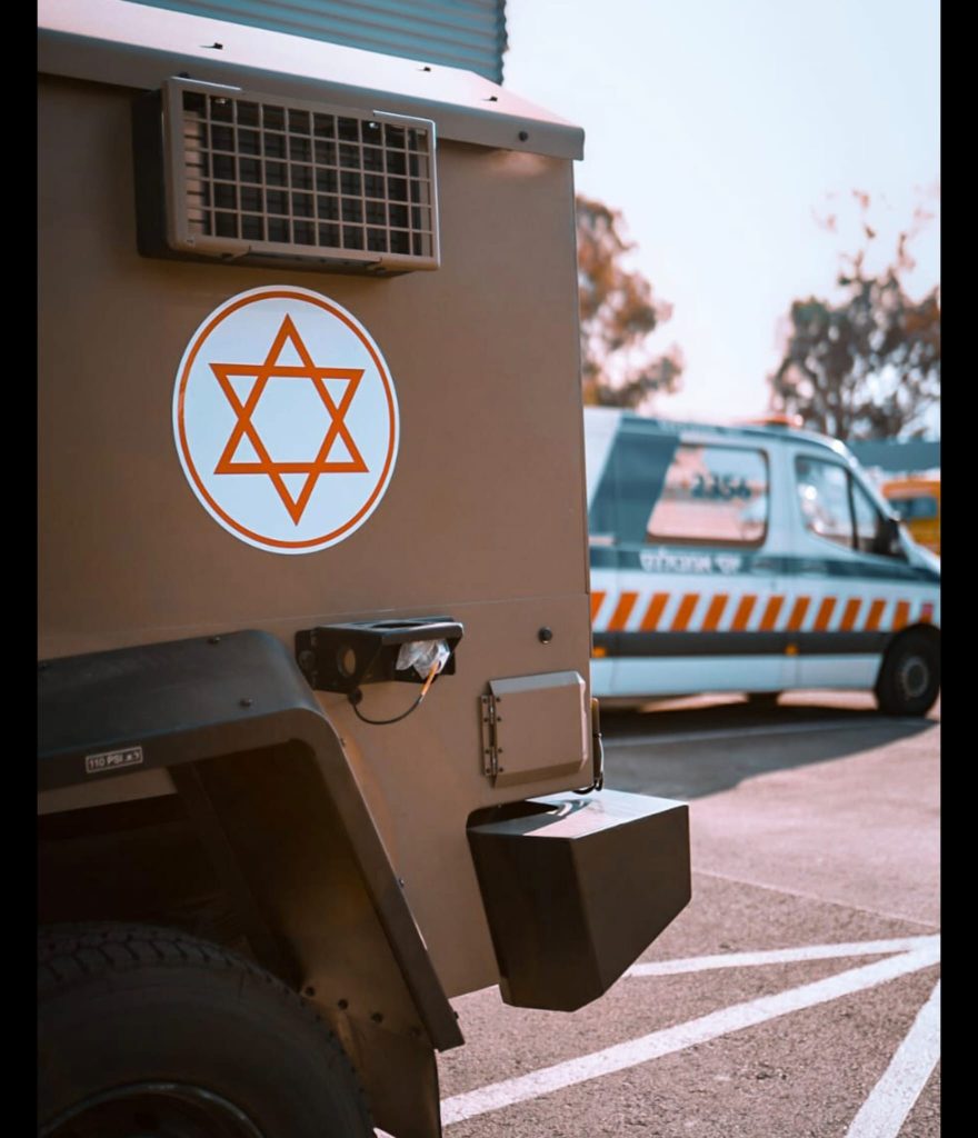 לראשונה: צה"ל רוכש 20 אמבולנסים ממוגנים צילום: דוברות הארגון יוסי אמבולנס.