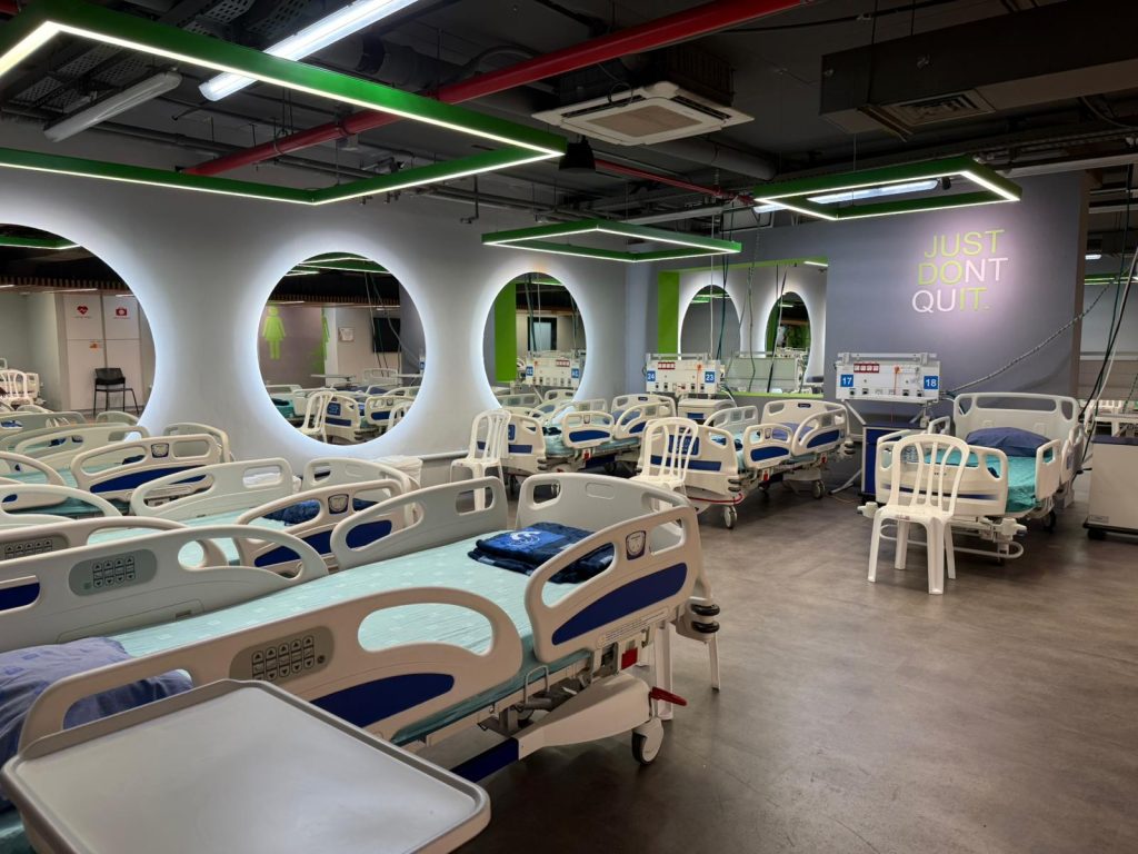 מתחם מוגן מלר״ד ואשפוז לשעת חירום הוקם בשיתוף קרן משפחת רודרמן. צילום: שמיר אסף הרופא