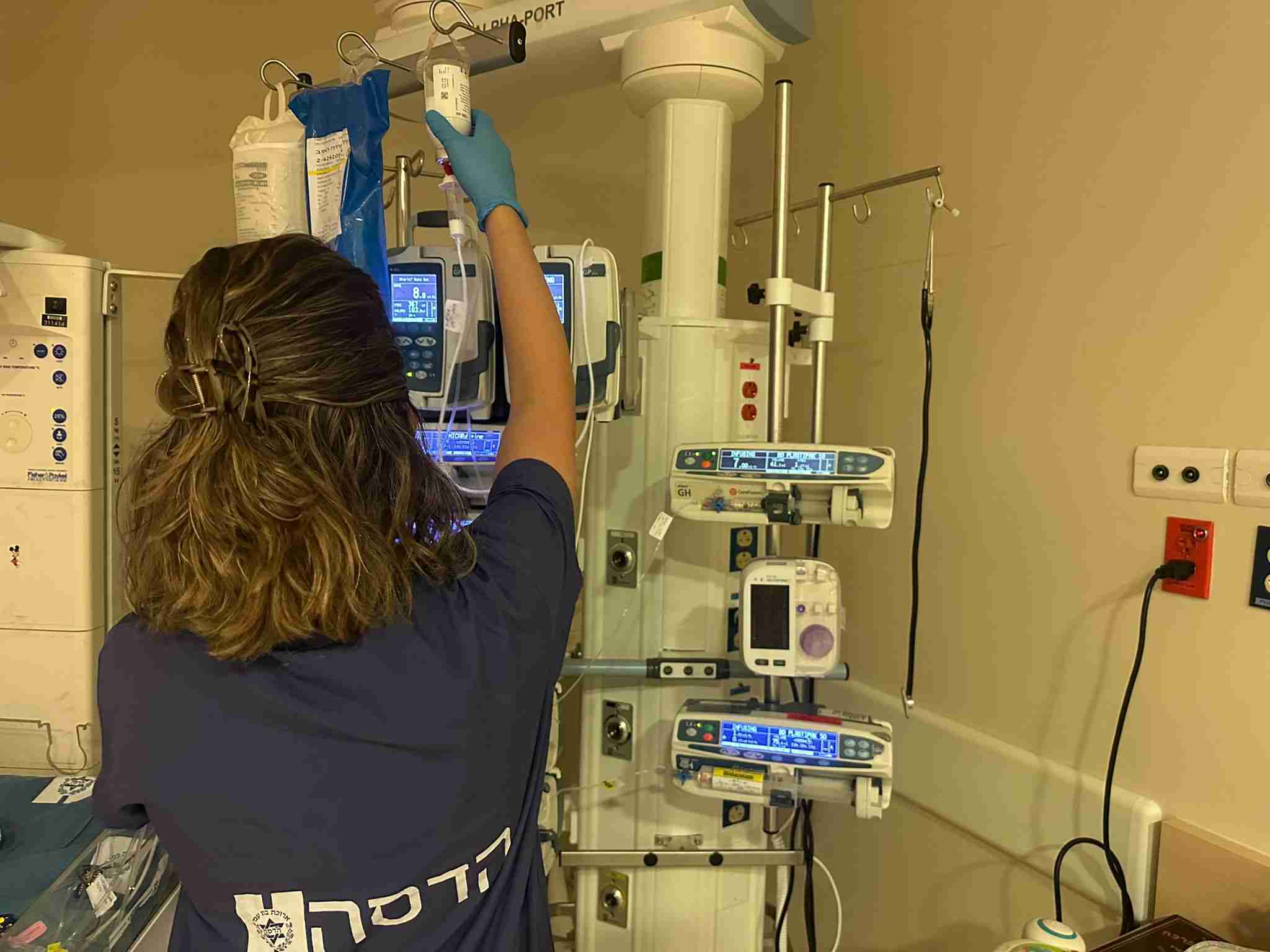 היחידה לטיפול נמרץ ילדים בהדסה עין כרם. צילום: לדוברות הדסה.