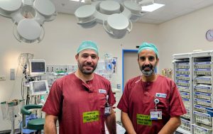 ד"ר מתן מקייטן וד"ר יהונתן מודעי. צילום: דוברות לניאדו