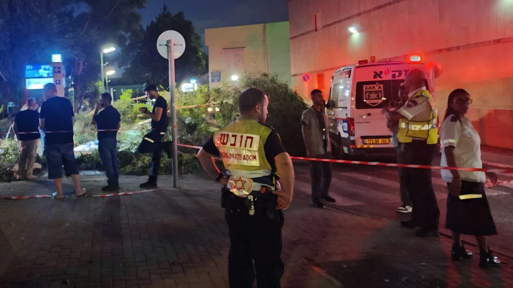 זירת האירוע במרכז הרפואי שמיר אסף הרופא, צילום: דוברות זק"א