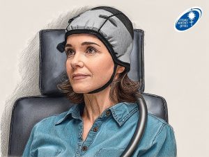 אילוסטרציה - כובע קרח להפחתת נשירת שיער. באדיבות: האגודה למלחמה בסרטן.
