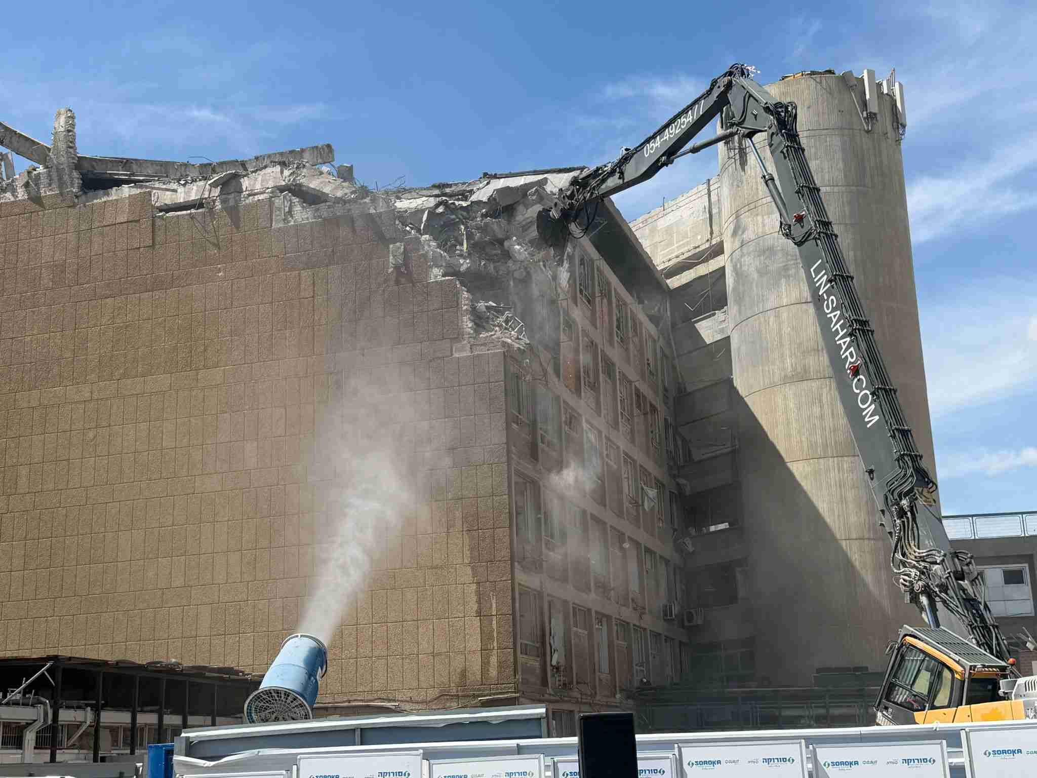 בניין חדש בסורוקה, צילום: דוברות המרכז הרפואי סורוקה